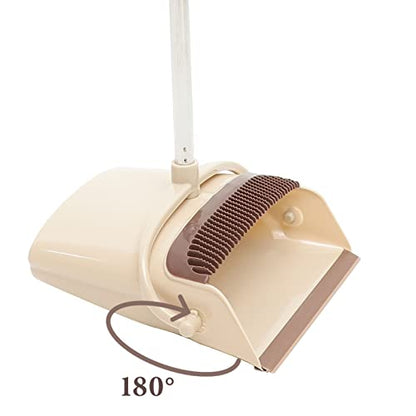 Yardwe 1 Set Broom Set Kitchen Brooms Household Cleaning Broom and Dustpan Handled Garden Dustpan Small Broom and Dustpan Brush and Dustpan Office Plastic Cleaner -