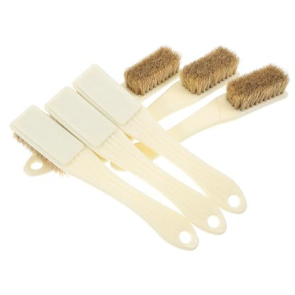 Balacoo 6pcs Mini Crevice Cleaning Brush Set Hard Bristle Rust Removal Brush for Household Grooves, Door Tracks, Bathroom Tiles, and Cooking Area Edges