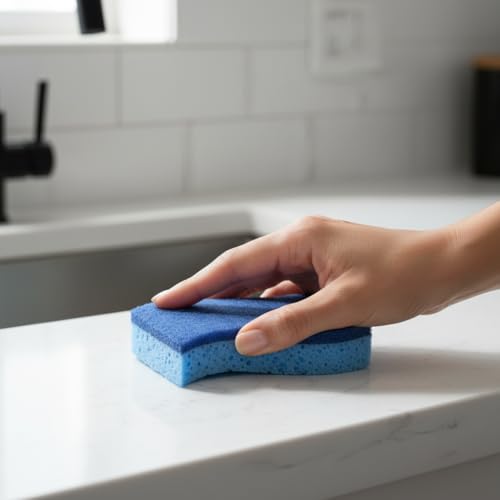 Kitchen Sponges for Dishes, Non-Scratch Scrub Sponge – Multi-Surface Cleaning Sponge for Dishwasher, Pots & Pans, Bathroom, Home – Best Dish Scrubber