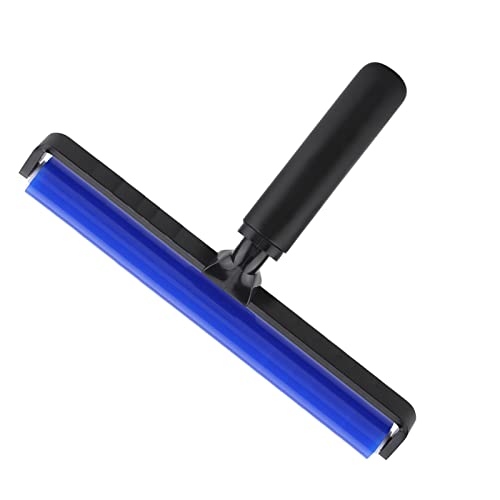Silicone Manual Anti Static Tack Roller for Dust Removal Reusable Cleaning Tool Handheld Dust Remover Static Cling Tacky Roller for Tiny Dust Particles High Temperature Up to 150°C - size: 12 Inch, style: 12 Inch