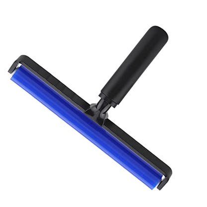 Silicone Manual Anti Static Tack Roller for Dust Removal Reusable Cleaning Tool Handheld Dust Remover Static Cling Tacky Roller for Tiny Dust Particles High Temperature Up to 150°C - size: 12 Inch, style: 12 Inch