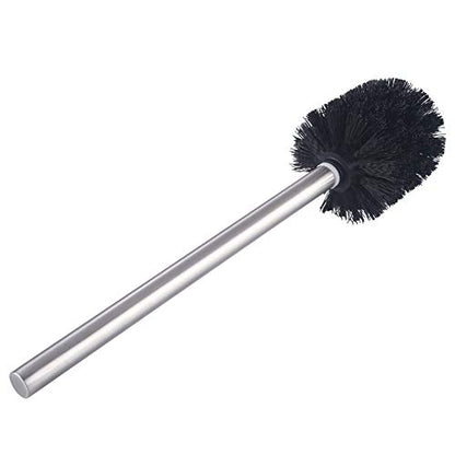 Angle Simple Toilet Brushes, Toilet Bowl Scrubber Brush Head 3 PCS with Cleaner Wand for Bathroom Restroom