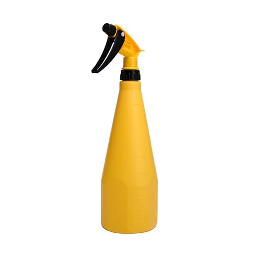 Heavy Duty Spray Bottles, Adjustable Nozzle Empty Water Mist Stream Sprayer for Car Cleaning Solutions Yellow 800ml/27oz - color: Yellow
