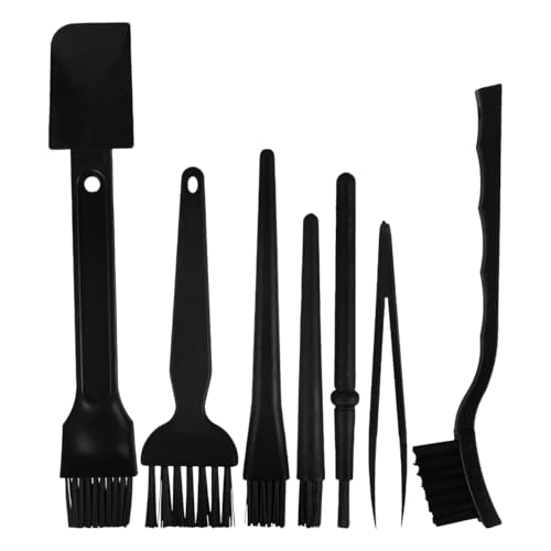 BESTOYARD Anti Static Brush Set 7 Pcs Brush Kit for Keyboard Cleaning Computer Keyboard Laptop Cleaning Kit Phone Dust Removal Portable Pa Brushes for Safe Device Care