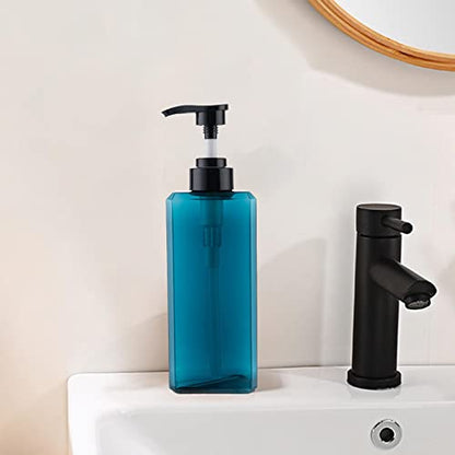 Laundry Dispenser Container Bottle Liquid Laundry Soap Bottle, 650ml Blue - color: 650ml Blue