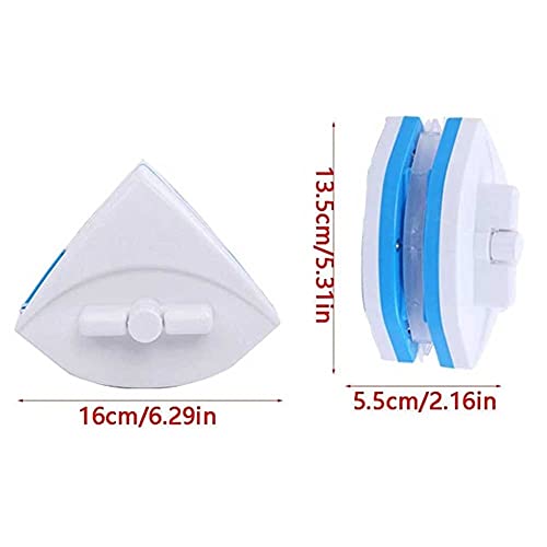 Double-Sided Magnetic Glass Wiper Cleaner Magnetic Force for Double Glazed Windows Magnetic Window Cleaner Wiper for Glass Thickness 30-40mmGlass Washing Cleaning Tool Brush