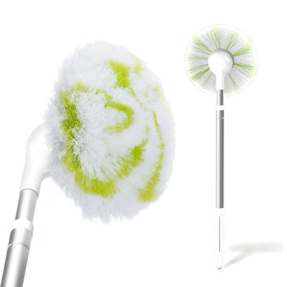 Tub Tile Scrubber Brush with 28" Extendable Pole, 1 Pc Non-Scratch Soft Tub Brush Mop, Bathroom Brush with Long Handle for Bathtub Shower Sink Basin Tile Wall