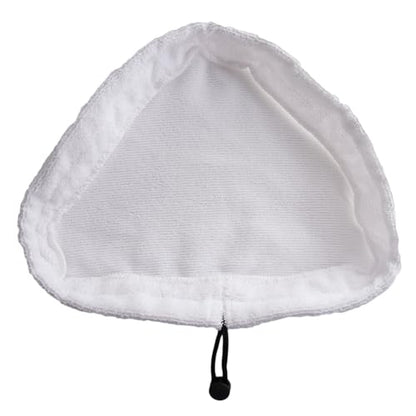 3Pcs Triangular Steam Mop Replacement Pads, Washable Microfiber Cleaning Pads 11.02 x 8.66 Inches