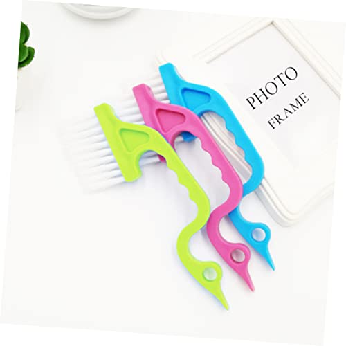 FOMIYES 15pcs Swan Hand-held Cleaning Brush Groove Window Door Kitchen Louver Gap Brush Random Color