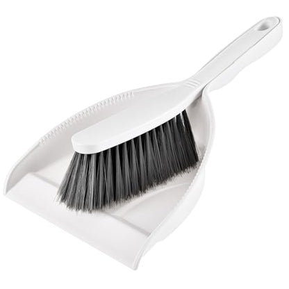 Small Hand Broom and Dustpan Set, Mini Dustpan and Brush Set, Handheld Dust Pan, White - color: Small White