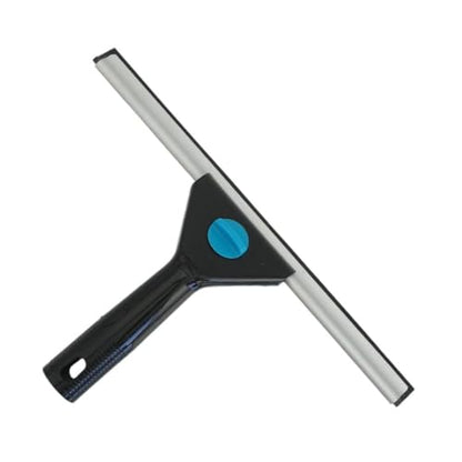 Moerman 12 Inch All Purpose Window Squeegee - Lightweight Durable Plastic Handle -Aluminum Channel with Streak Free Rubber - for Window Cleaning, Showers, and Mirrors