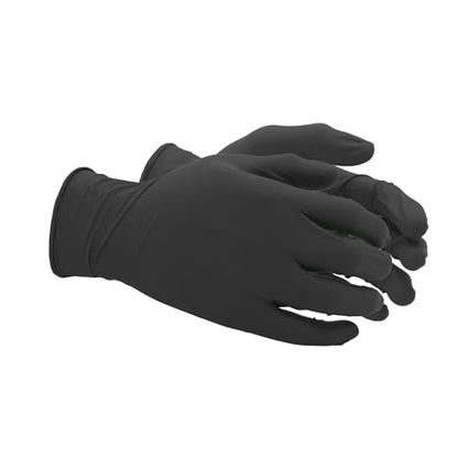 SHOWA 7700PFT Sustainable EBT Latex-Free, Powder-Free, Accelerator-Free, Nitrile Disposable Single Use Safety Gloves, 4 Mil, 9.5" Length, Medium (1 Box/50 Gloves) - size: Medium