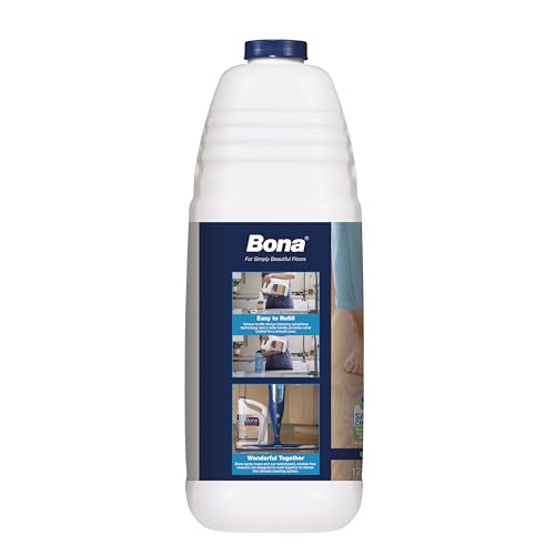 Bona Hardwood Floor Cleaner Refill - 128 fl oz - Unscented - Refill for Bona Spray Mops and Spray Bottles - Residue-Free Floor Cleaning Solution for Wood Floors - size: 128 Fl Oz (Pack of 1)