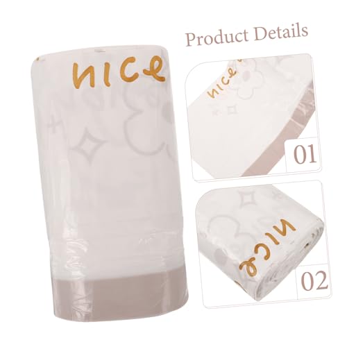 NOLITOY 60pcs Heavy Duty Kitchen Trash Bags Large Drawstring Garbage Bags Thickened for Home Office