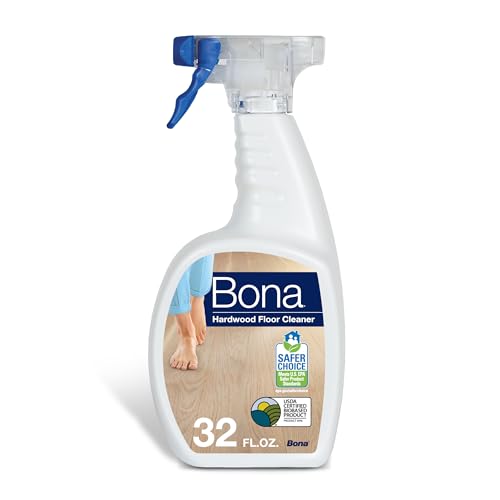 Bona Hardwood Floor Cleaner Spray - 32 fl oz - Residue-Free Floor Cleaning Solution for Wood Floors - size: 32 Fl Oz (Pack of 1)