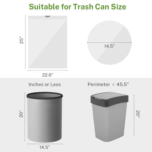 10 Gallon Trash Bags Drawstring, 1 Mil Thick White Garbage Bag for Office Kitchen, 75 Count - style: 10 Gallon Drawstring