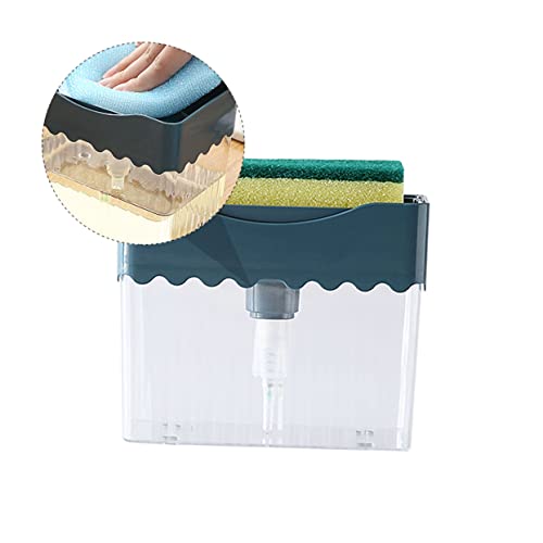 Cabilock 1pc Creative Liquid Dispenser Box with Sponge Wipes Press Automatic Soap Dispenser for Kitchen and Home Use Material Easy to Color