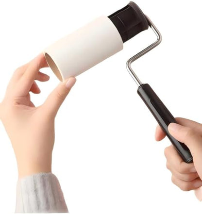 Lint Roller Extra Sticky PET Lint Roller - Cat Hair Remover & Dog Fur Remover，Lint Roller for Pet Hair - Sticky Rolls (1 Roller+1 Refills) - color: Black