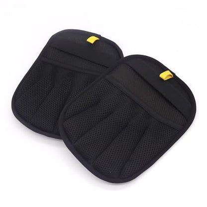 2 PCS Pet Hair Removal Glove for Dogs and Cats Reusable Newly Upgraded Five-Finger Electrostatic Pet Cat Dog Hair Remover Non-Slip Dog Hair Remover Tool for Couch, Clothing, Car Seat,Carpet - size: Black，2PCS