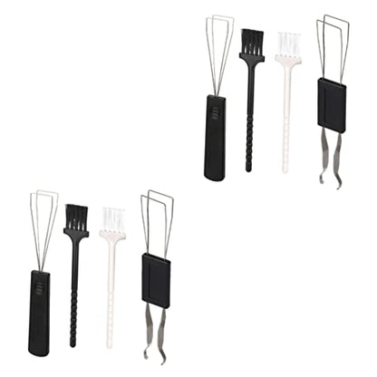 Hemoton 2sets Keyboard Cleaning Kit with Keycap Pullers Multi-Function Portable Dust Removal Tool for Lightweight Brush for Electronics and Circuit Boards Cleaning