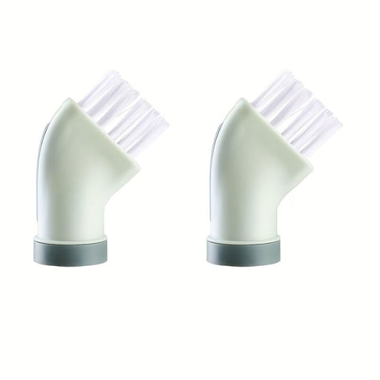 2pcs Hard-to-Reach Gap Brush, Wet and Dry Use, Can Be Attached to a Mineral Water Bottle, Multi-Scene & Multi-Functional Cleaning Brush for Home Use (2pcs Green) - color: 2pcs Green