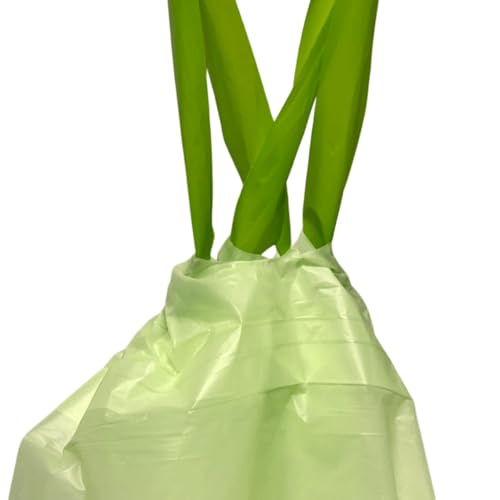 Responsible Products Kitchen Bin Liners, Certified Compostable, Heavy Duty Multipurpose Food Scrap Bags, Made from Compostable Materials (13 Gallon Drawstring, 13 Gallon (24 Count)) - size: 13 Gallon (24 Count), style: 13 Gallon Drawstring