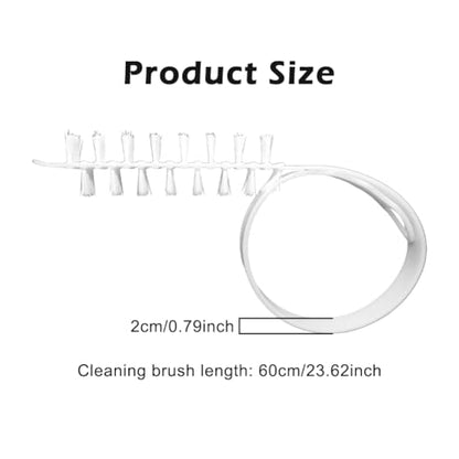 Rolling Washing Machine Cleaning Brush, 2 Pcs Washing Machine Brush Long Flexible Drum Cleaner, Washing Machine Cleaning Tool Front Load Washer Cleaning Brush(size:2 Pcs)