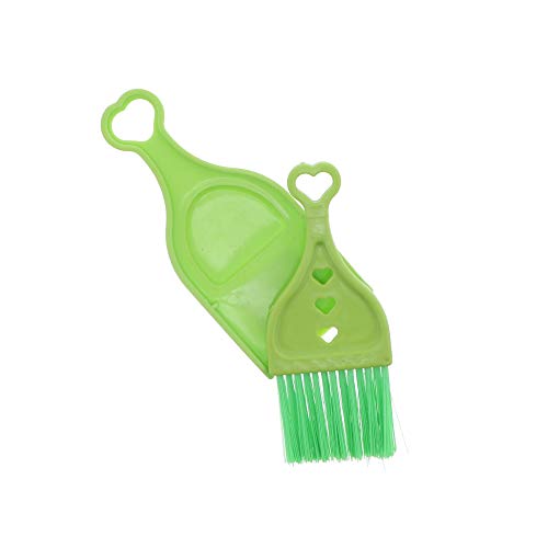 Mini Broom and Dustpan Set - Green - color: Green