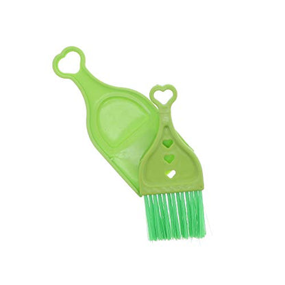 Mini Broom and Dustpan Set - Green - color: Green