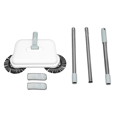 flexman Manual Floor Cleaner, Multi Purpose Carpet Sweeper, Hand Push Sweeper, 2 in 1 Push Broom, Crumb Sweeper Vacuum Cleaner for Apartments, Offices