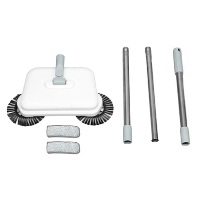 TOPINCN Hand Push Sweeper, Manual Floor Cleaner Sweeping Mopping Machine for Home Kitchen, Carpet and Floor Sweeper Household Hand Sweeping Machine for Carpet Tile Hardwood