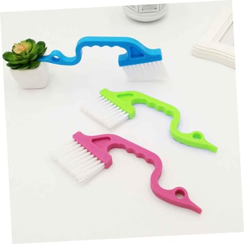 9pcs Swan Shape Window Groove Brush Handheld Cleaning Tool for Window Track Screen and Groove