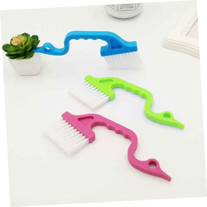 9pcs Swan Shape Window Groove Brush Handheld Cleaning Tool for Window Track Screen and Groove