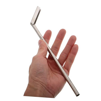 Amosfun Elevator Groove Cleaning Scraper for Deep Dirt Removal User-Friendly Tool for Efficient Maintenance Commercial and Residential Spaces - size: 23.50X4.00X1.00CM
