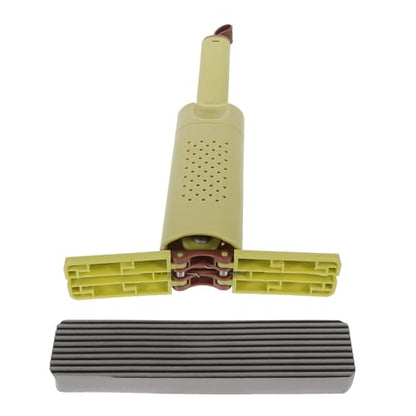Portable Self-Squeeze Mini Collodion Mop Handheld Folding Sponge Mop for Kitchen Bathroom Floor Cleaning Small Spaces