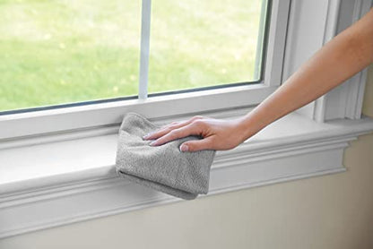 Rubbermaid Microfiber Cloth Towels 24 Pack 14"x14" Non-Scratch Reusable/Washable for Cleaning/Wiping/Polishing for Home/Kitchen/Car - size: 24-Pack