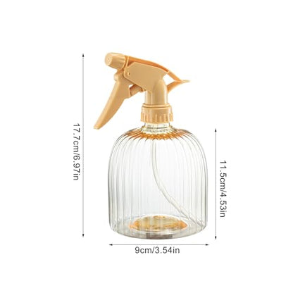Adjustable Spray Bottles, Garden Watering Can, Reusable Plant Sprayer, Heavy Duty Household Cleaning Tool for Indoor Outdoor Plant Care Gardening Lawn Home Use 6.97x4.53x3.54 Inches - color: Yellow