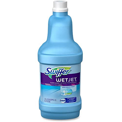 Swiffer FBA_23679CT WetJet Multi Purpose Solution 42.31.25 ozliter, Multicolor, Open Window Fresh Scent, 42.2 Fl Oz - size: 42.2 Fl Oz (Pack of 1)