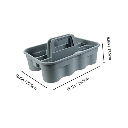 Cabilock Cleaning Tool Basket All-purpose Storage Holder for Home Commercial Use Organizing Cleaning Supplies Tools and Sundries Convenient Molded Handle for