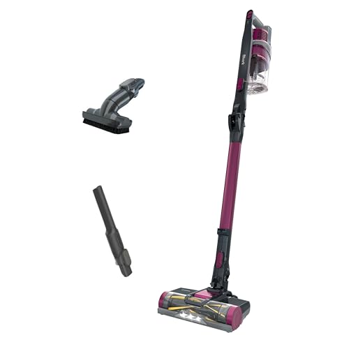 Shark IZ163H Pet Plus Cordless Stick Vacuum with Self-Cleaning Brushroll and HEPA Filter, Lightweight Deep Cleaning Vacuum for Carpet and Hard Floors, Folds for Easy Storage, 40-min Runtime, Raspberry - style: Cordless Pet Plus (40 min)