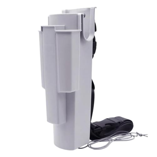 Window Cleaning Holster with Belt - Detachable Side Bucket Squeegee Holder Tool Belt - color: Gray