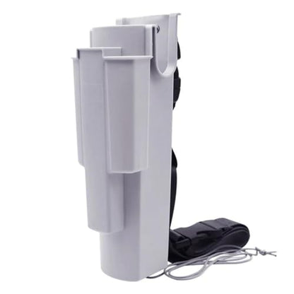 Window Cleaning Holster with Belt - Detachable Side Bucket Squeegee Holder Tool Belt - color: Gray