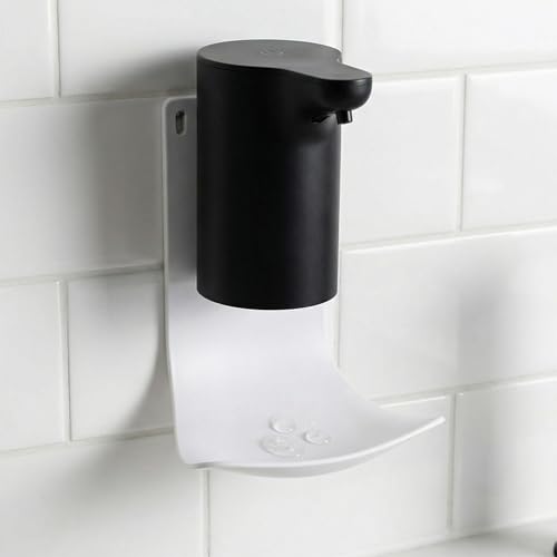 YARNOW 4PCS Dispenser Drip Tray - Wall Mounted Laundry Detergent Catcher - Cup Liquid Dispenser Holder for Kitchen Sink, Bathroom & Laundry Room Use - Easy Installation and Cleaning, White