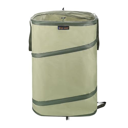 YUDI & GARDEN 46 Gallon Square Collapsible Yard Waste Containers | Collapsible Trash Can, For Collecting Weeds, Leaf, Yard and Party Waste