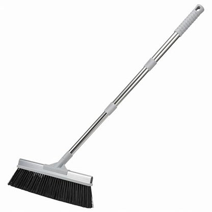 CTIME Outdoor Broom，Heavy Duty Broom 15.7" Broom Head Width, 50" Long Handle Outdoor Large Angle Brooms with Stiff Bristles for Garage, Patio, Porch