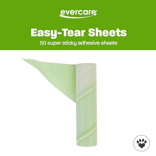 Evercare Pack of 3 All-Purpose Pet Mega Oversized Lint Roller Refills, 50 Sheets Each - size: 50 Count (Pack of 3), style: 3-Pack Mega Lint Rollers (50 Sheets Each)