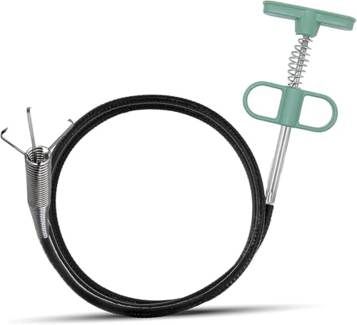 Upgrade Drain Snake for Hair Clogs, 61'' Four claw grabber pickup tool for Litter Pick, Home Sink, Drains, Toilet, Snake Drain Hair Remover - style: T-61 IN
