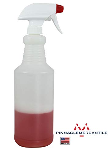 Pinnacle Mercantile Plastic Spray Bottles Leak Proof Technology Empty 32 oz Pack of 36 Made in USA - size: 32 Oz, 36 Pack