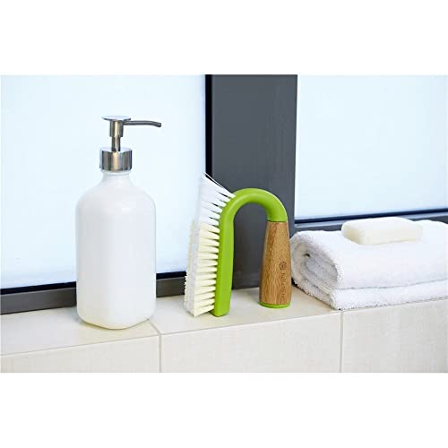 Full Circle Grunge Buster Grout & Tile Scrub Brush, Green - color: Green, size: Pack of 1, style: Grout & Tile Brush