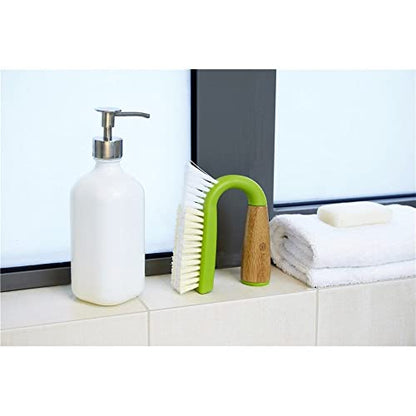 Full Circle Grunge Buster Grout & Tile Scrub Brush, Green - color: Green, size: Pack of 1, style: Grout & Tile Brush